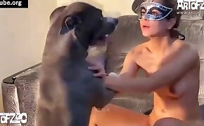 woman and animal, craves